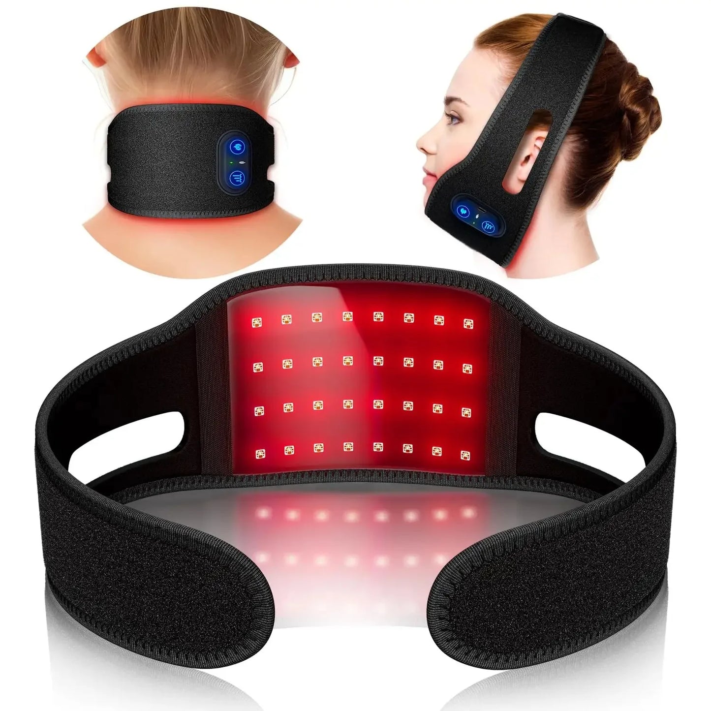 Red & Infrared Light LIPO Jaw Band