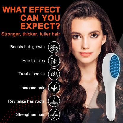 Radiance Red & Infrared Light Therapy Hair Brush